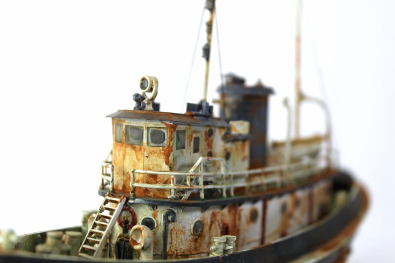 Rusty Tugboat Model