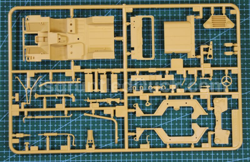 Sprue Of Body Parts For The M151A2 Scale Model