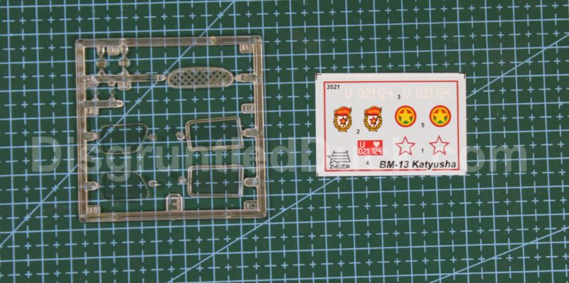 Zvezda BM-13 Clear Parts And Decals