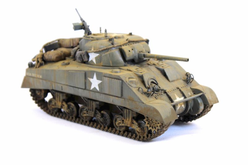 scale modeling channel Tamiya Sherman M4 Model Build