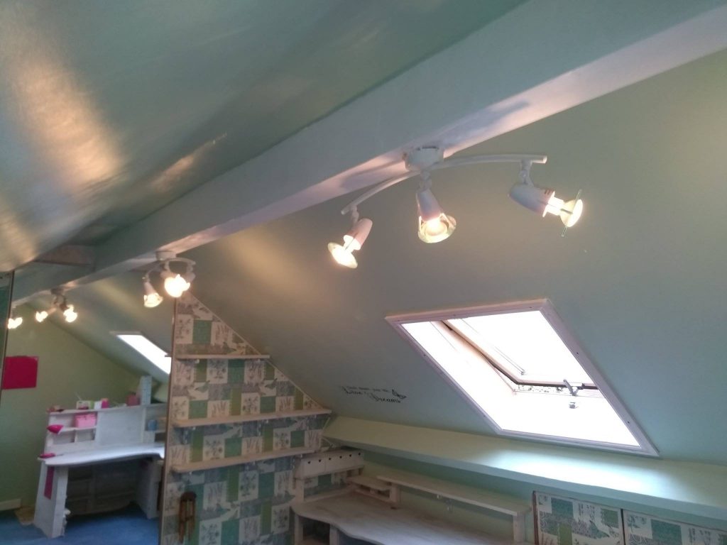The New Spot Lights In The Craft Room