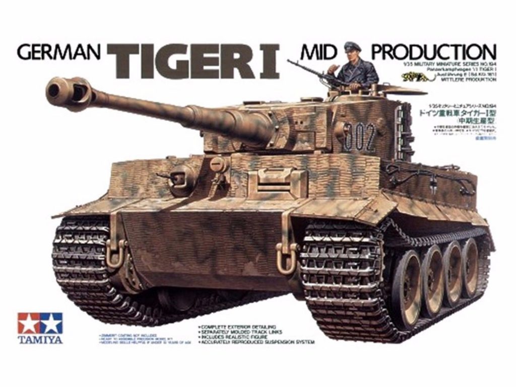 1/35th scale Tiger Tank Mid Production from Tamiya