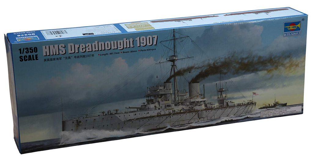 1/700th scale HMS Dreadnought British Battleship 1907 from Trumpeter