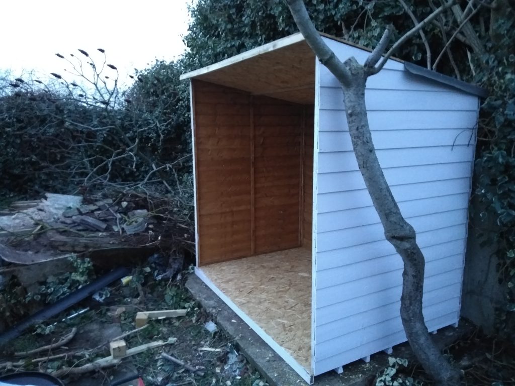 Shed Partially Built