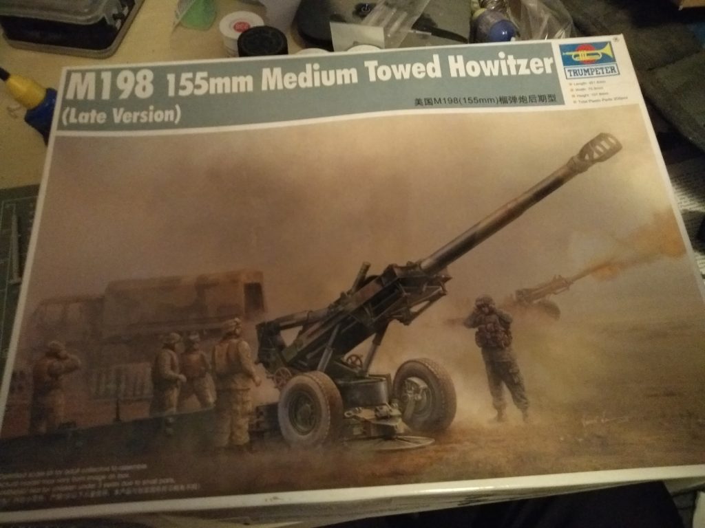 M198 Medium Towed Howitzer Late 1/35th by Trumpeter.