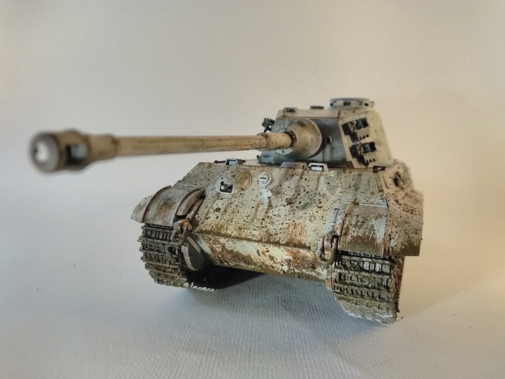 Detail Of The Front Of The King Tiger Tank Model