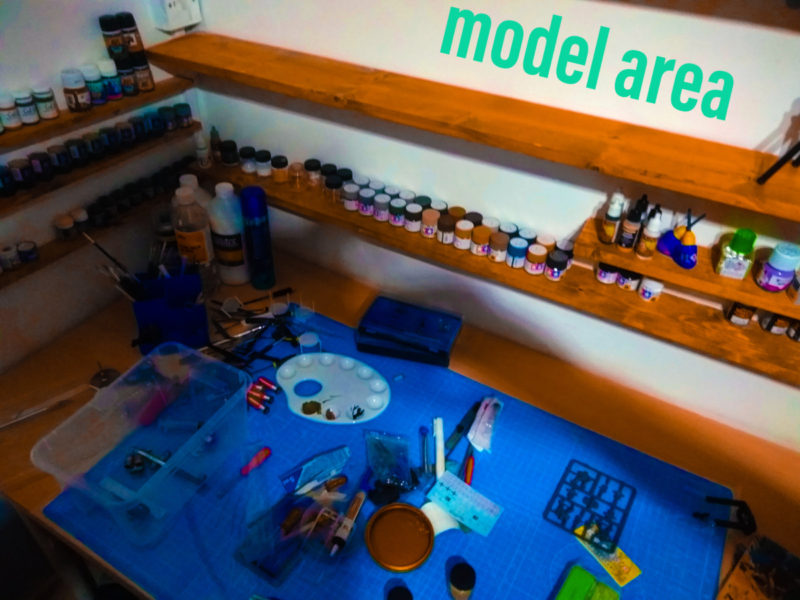Hobby Bench Custom Model Making Area