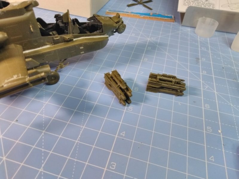 Finished The Missiles On The Apache Scale Model