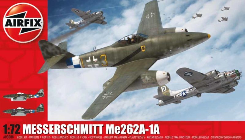 1/72nd Scale Messerschmitt Me262A-1A Scale Model By Airfix
