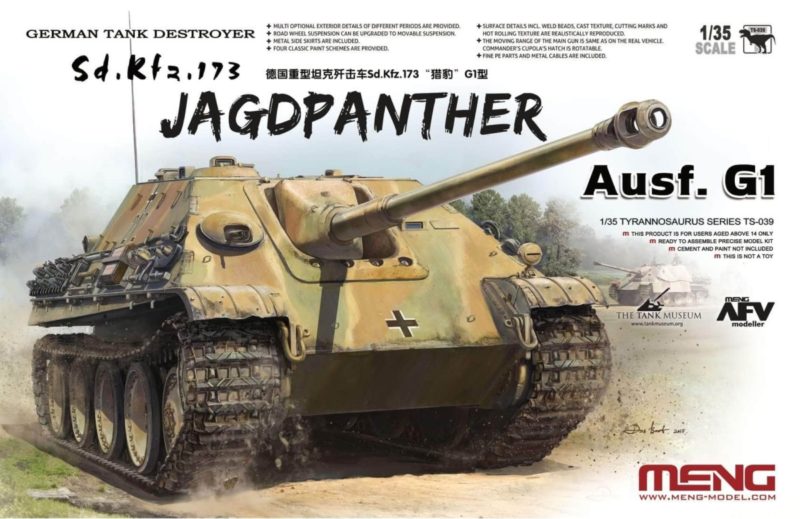 Meng 135th Scale Jagdpanther Box Art
