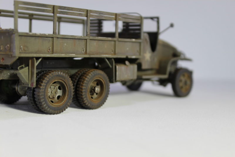 US WW2 Cargo Truck Model Side Photo
