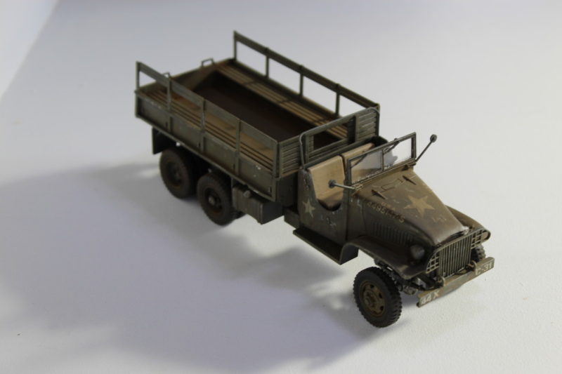 6x6 Cargo Truck Model Photographed From Above