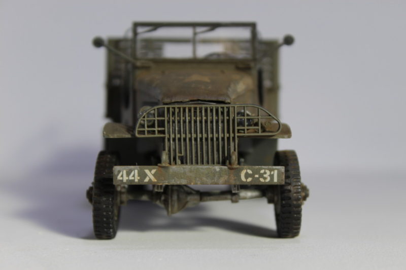 Scale Model GMC Cargo Truck From The Front