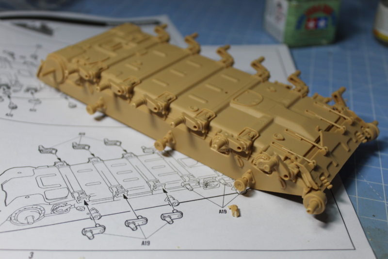 The T-72 Hull In 135th Scale Model