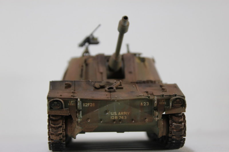 Finished And Weathered The Italeri 135th US Army M-108 105mm Howitzer Scale Model