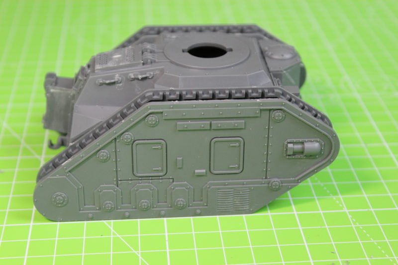 Side View Of The Leman Russ Tank Before Painting