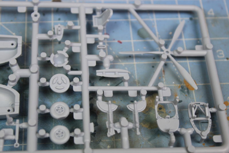 The Amazing details on the airfix spitfire scale model