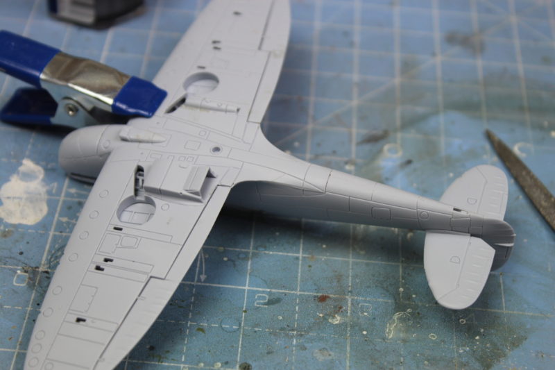 Bottom Side Of The Wings On The Spitfire Model