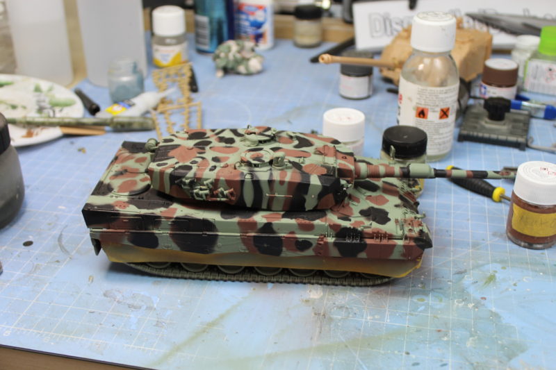 The Leopard 2 Scale Model Camouflage Finished