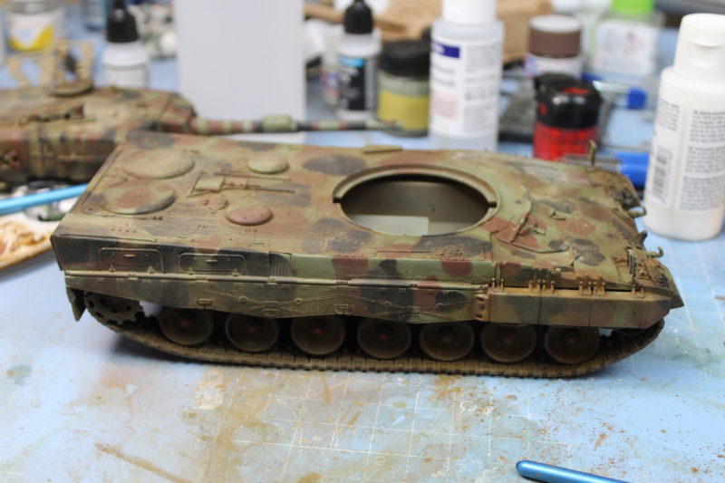 Applied Some Weathering Pigments To The Tank Model