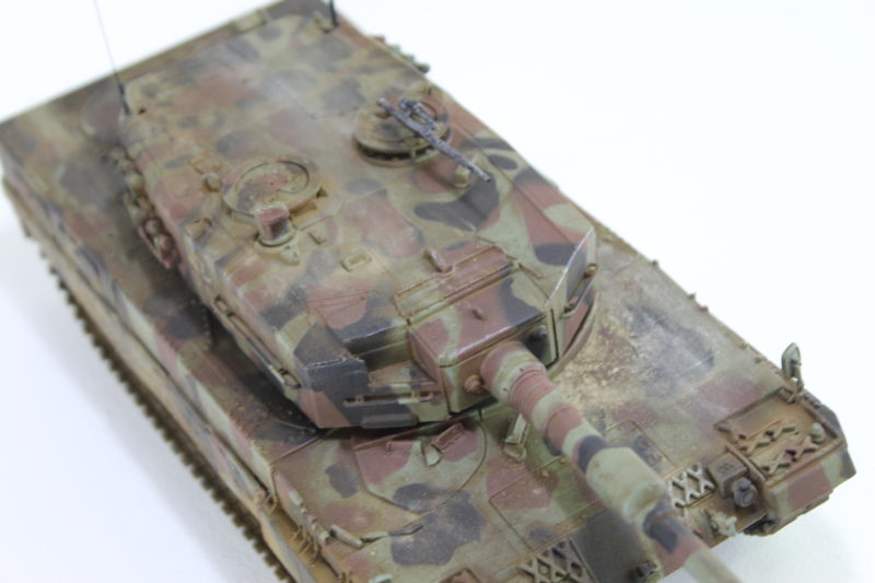 The Top Of The Leopard 2 Scale Model Tank