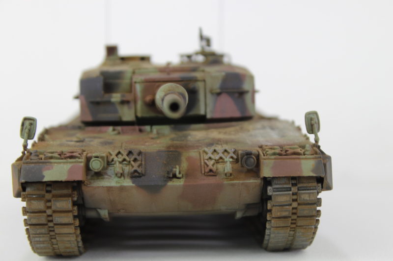 Front Of The Leopard 2 Scale Model Tank