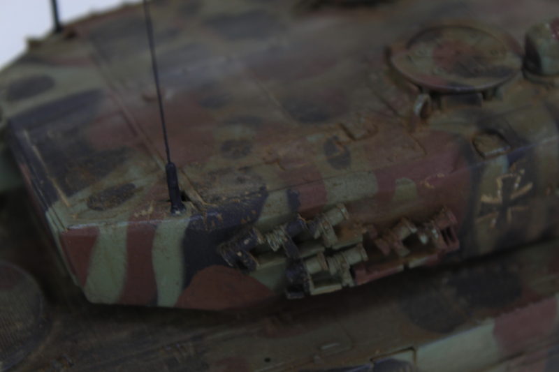 Close Up Detail On The Leopard 2 Turret