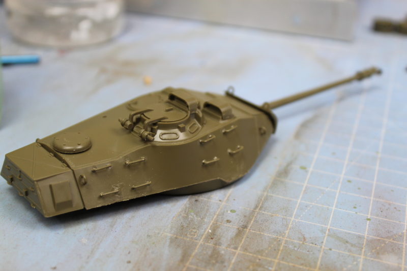 Fitted The Hatches To The Turret Of The M$! Walker Bulldog Tank