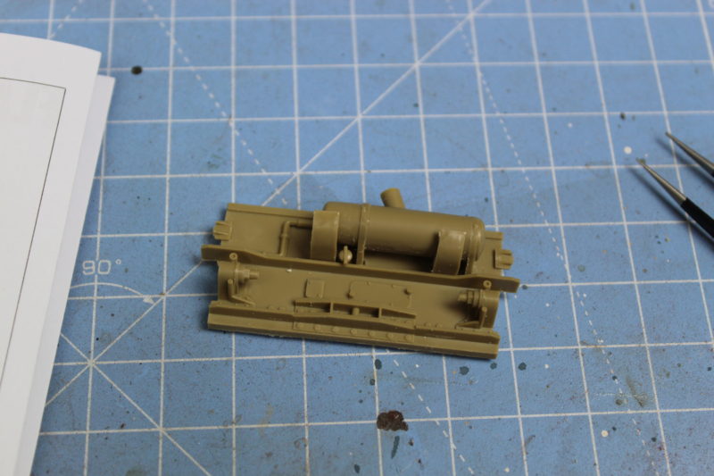 The Exhaust At The Rear Of The Hull On The Tamiya Mobelwagen Scale Model Plastic Kit