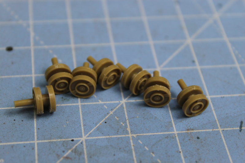 Return Rollers For The Tamiya Mobelwagen 135th Scale Model