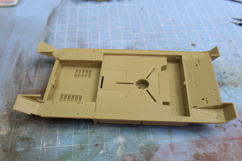 Fitted The Mudguards To The Upper Hull Of The Möbelwagen Scale Plastic Model Kit