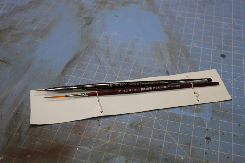 Two New Detail Paint Brushes For Scale Model Painting
