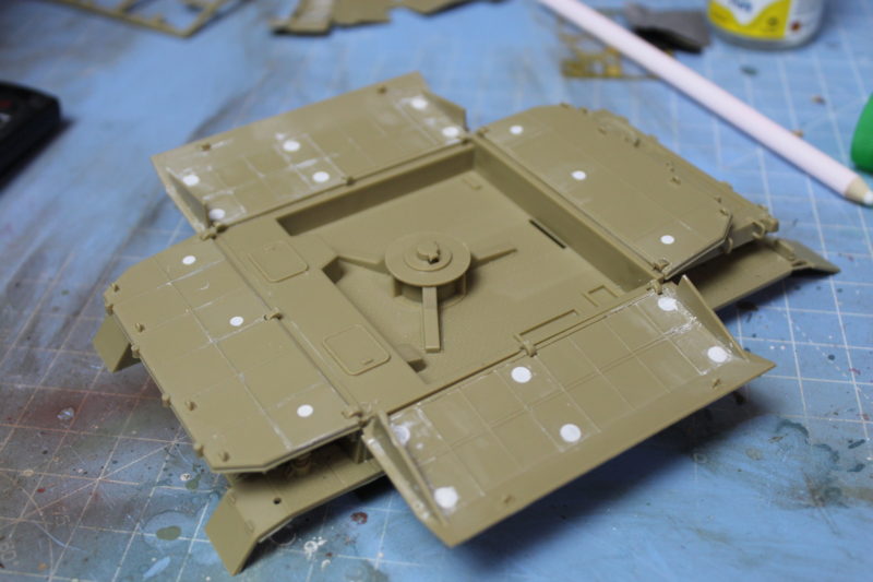 Tamiya Mobelwagen 135th Scale Model With The Turret Armour Open, I Have Filled In The Casting Holes In The Armour.