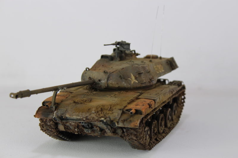 Tamiya M41 Tank Weathered 