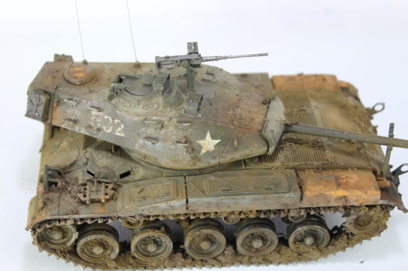 Bodywork On The M41 American Tank