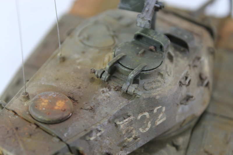 More Turret Details On The M41 Tank Model By Tamiya