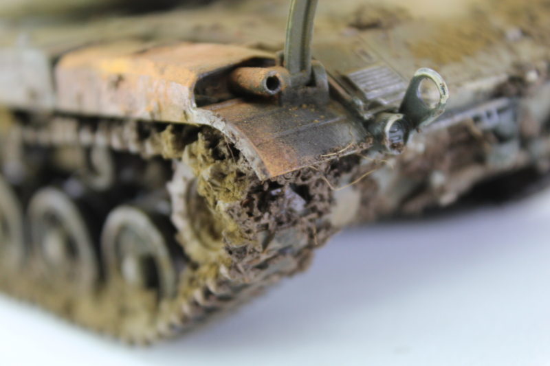Mud On The Tank Tracks Of The Walker Bulldog