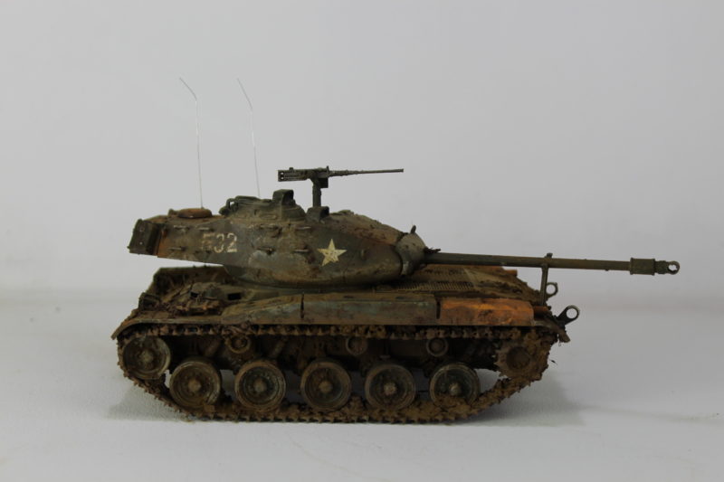 Completed Tamiya M41 Walker Bulldog Tank