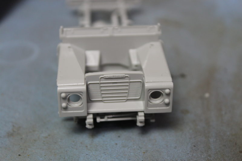 First Parts Of The Body On The  Land Rover.