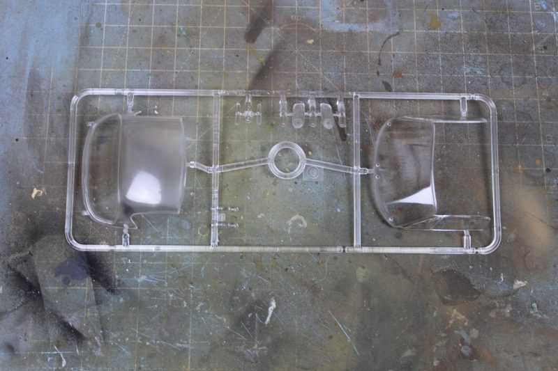 Sprue Of Clear Parts For The Tamiya Mazda Eunos Roadster