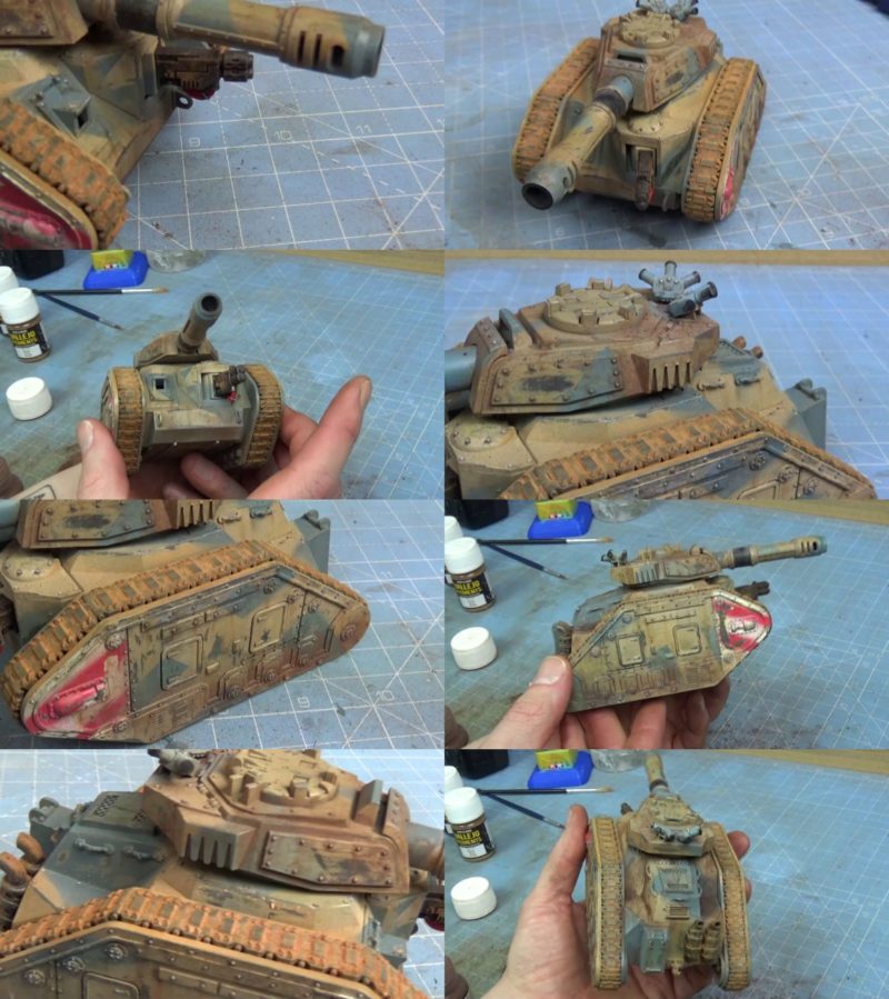 Finished The Weathering On The Leman Russ Model Kit