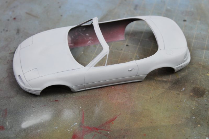 Repaired The Window Column And Re-primed The Body
