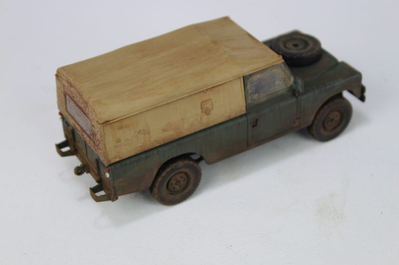Land Rover 109 LWB Weathered Scale Model
