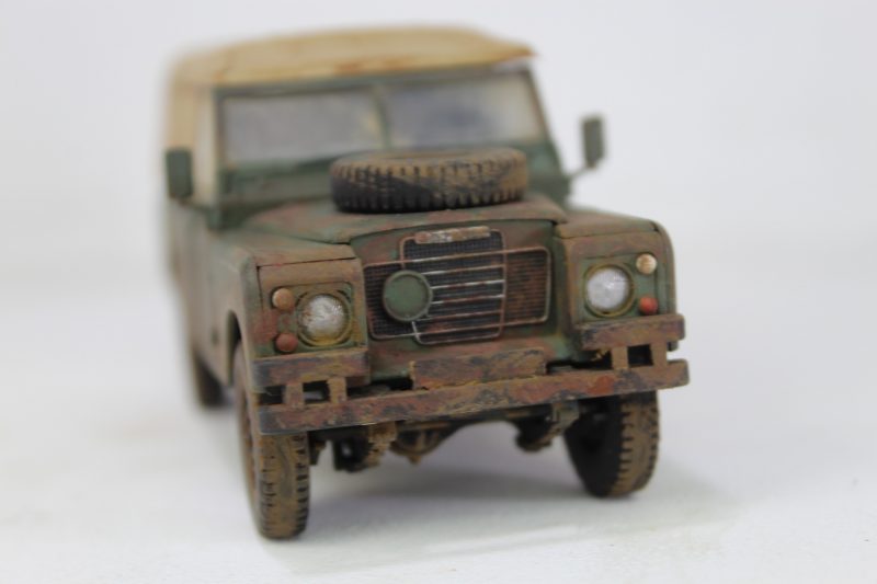 135th Scale Land Rover 109 LWB Front Details