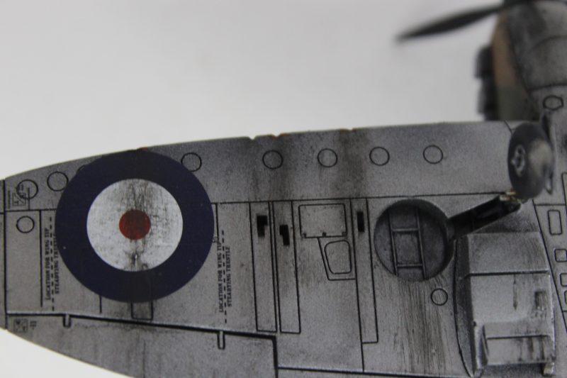 Close Up Of The Underside Of The Spitfire