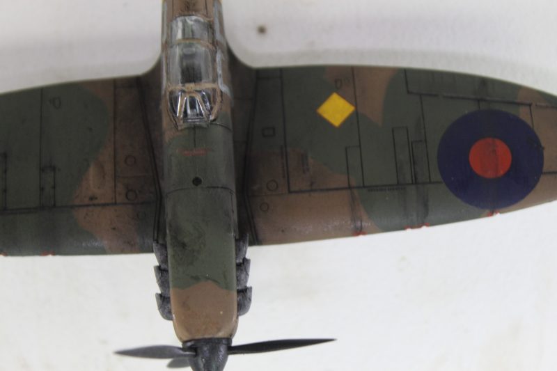 Top Of The Wings And Nose Spitfire 172nd Scale Model