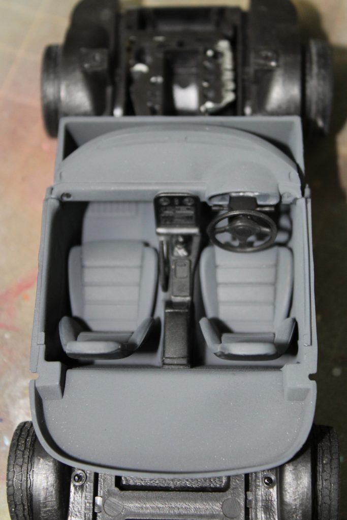 Top View Of The Cars Interior