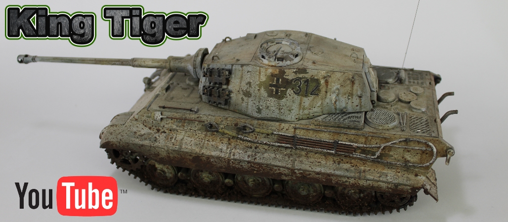 Academy 135th Scale King Tiger In Winter Camo Video