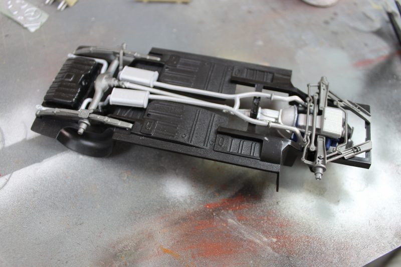 The Underneath Of The Mustang Model Coming Together