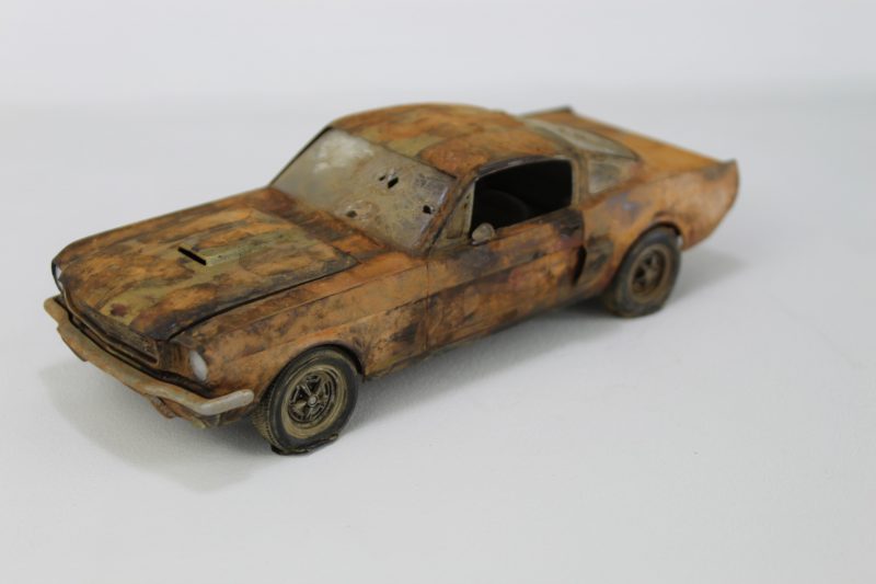 1/24th Rusty Abandoned 66 Mustang